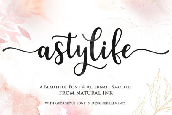 Astylife: A Romantic Script Typeface for Digital Branding