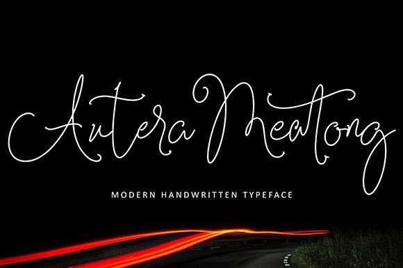 Autera Meatong: A Delicate Script Font for Thoughtful Branding