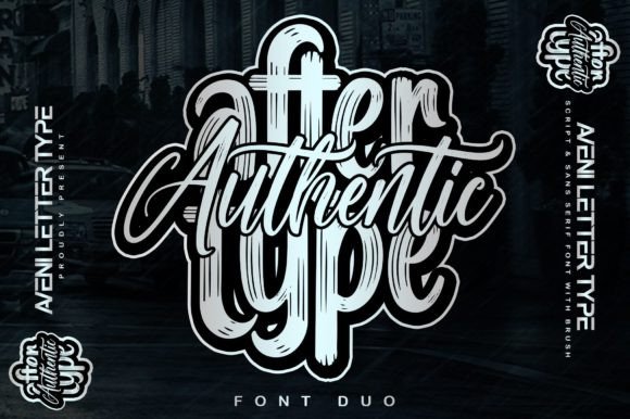 Authentic After Type: A Thoughtful Script & Sans Serif Duo