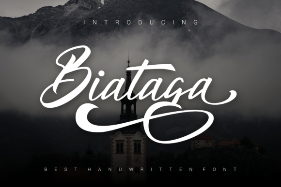 Biataga: A Sweet Handwritten Font for Crafters & Sellers