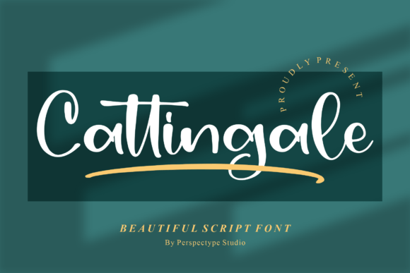 Cattingale: A Handwritten Font That Feels Like a Signature