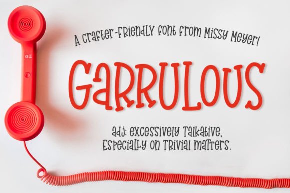 Garrulous: A Rounded Serif That Feels Like a Conversation