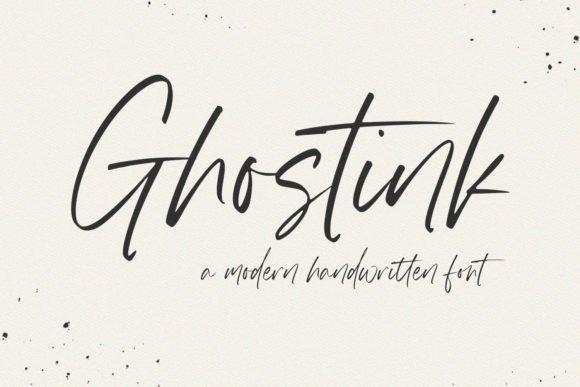 Gohstink: A Handwritten Script Font That Feels Like a Thoughtful Signature