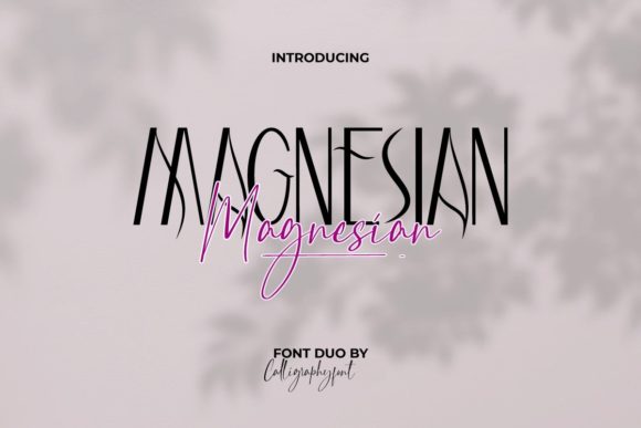 Magnesian: An Elegant Font Duo for Thoughtful Editorial Design