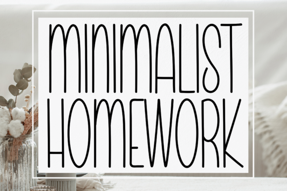 Minimalist Homework