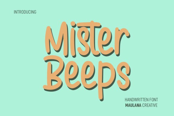Mister Beeps: A Friendly Handwritten Font That Feels Like Your Brand’s Smile