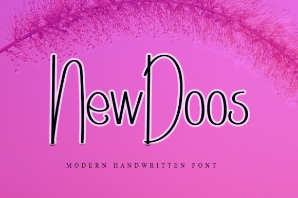 Newdoos: A Friendly Handwritten Typeface for Warm, Modern Branding