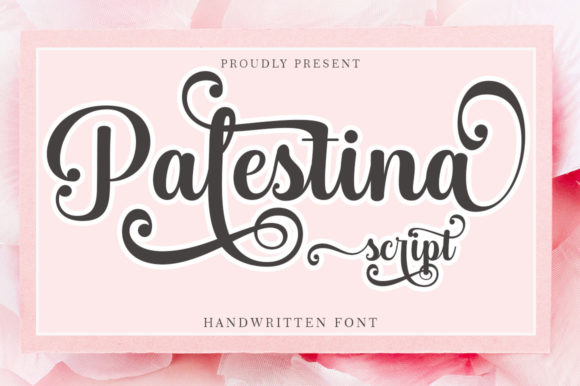 Palestina: A Playful Script Font That Builds Brand Trust