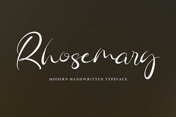 Rhosemary: A Timeless Handwritten Font for Editorial Design