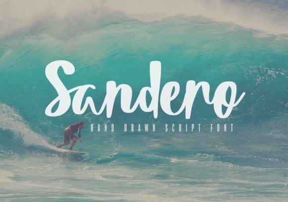 Sandero: A Bold Handwritten Script Font for Modern Web Design