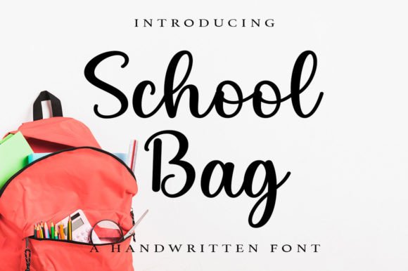 School Bag Font: A Handwritten Touch That Elevates Real Business Branding