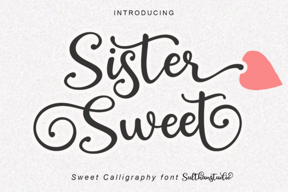 Sister Sweet: A Delicate Script Font for Digital Branding