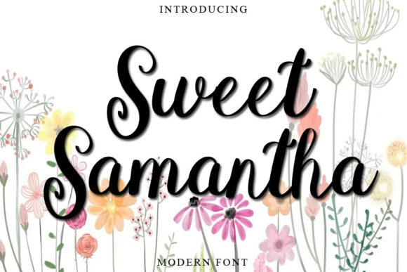 Sweet Samantha: A Thoughtful Script Font for Editorial Warmth