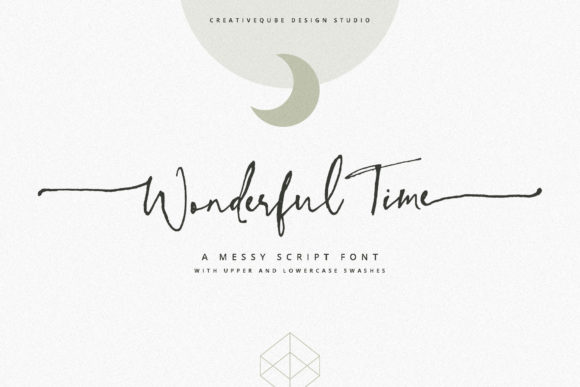 Wonderful Time: A Chic Script Font for Brand Consistency